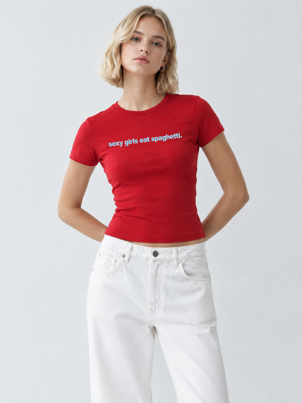 Sexy girls eat spaghetti Tee