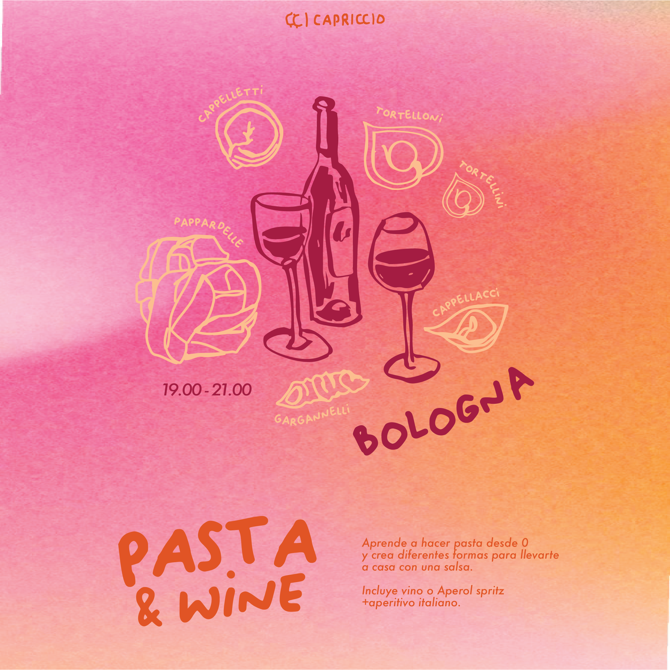 Pasta & Wine Bologna