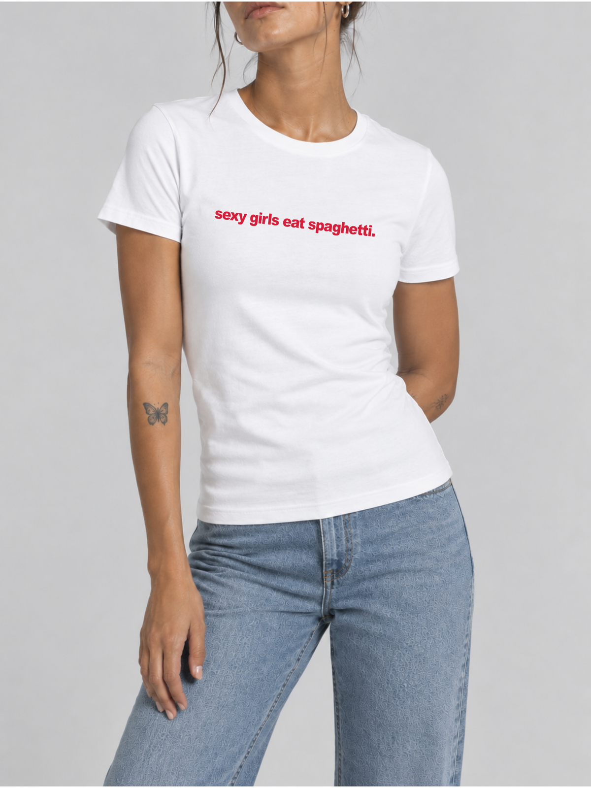 Sexy girls eat spaghetti Tee