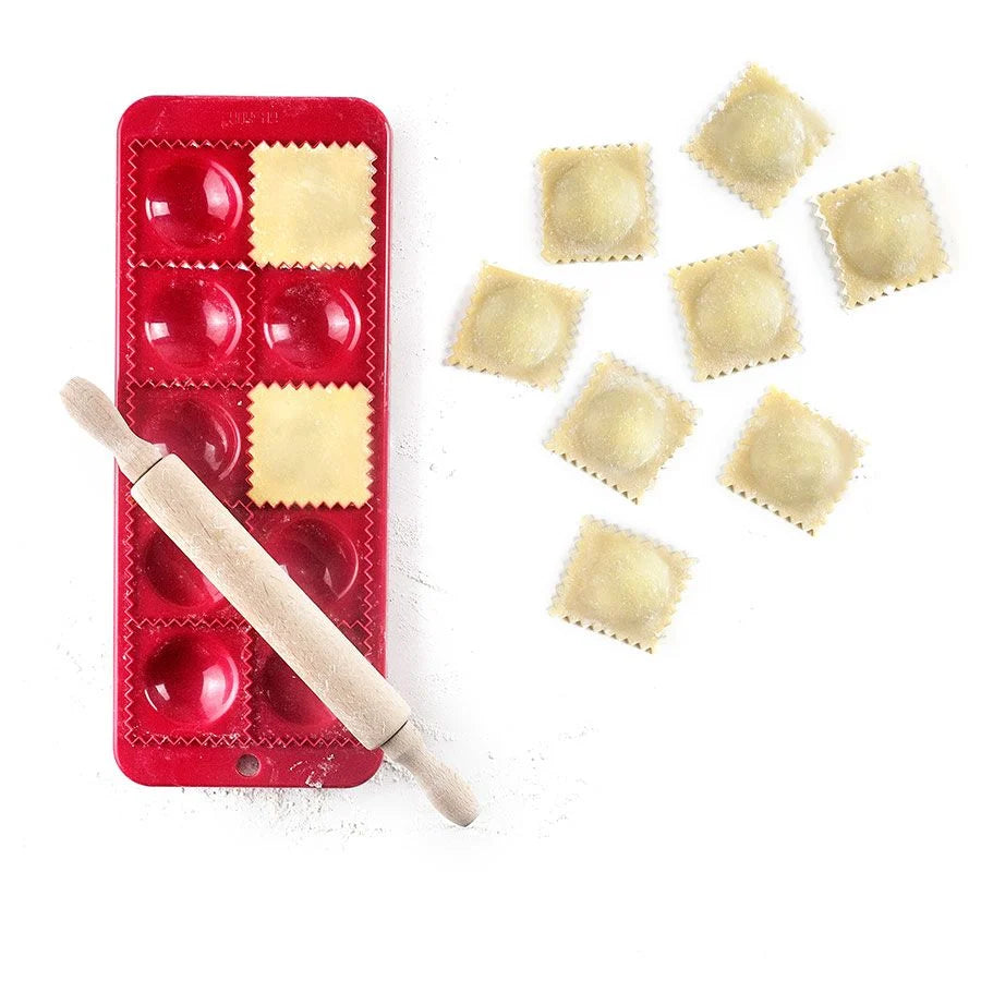 Molde Ravioli Redondo + Rodillo