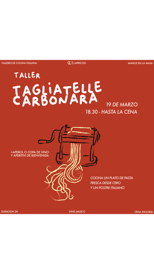 Taller de Carbonara e dolce