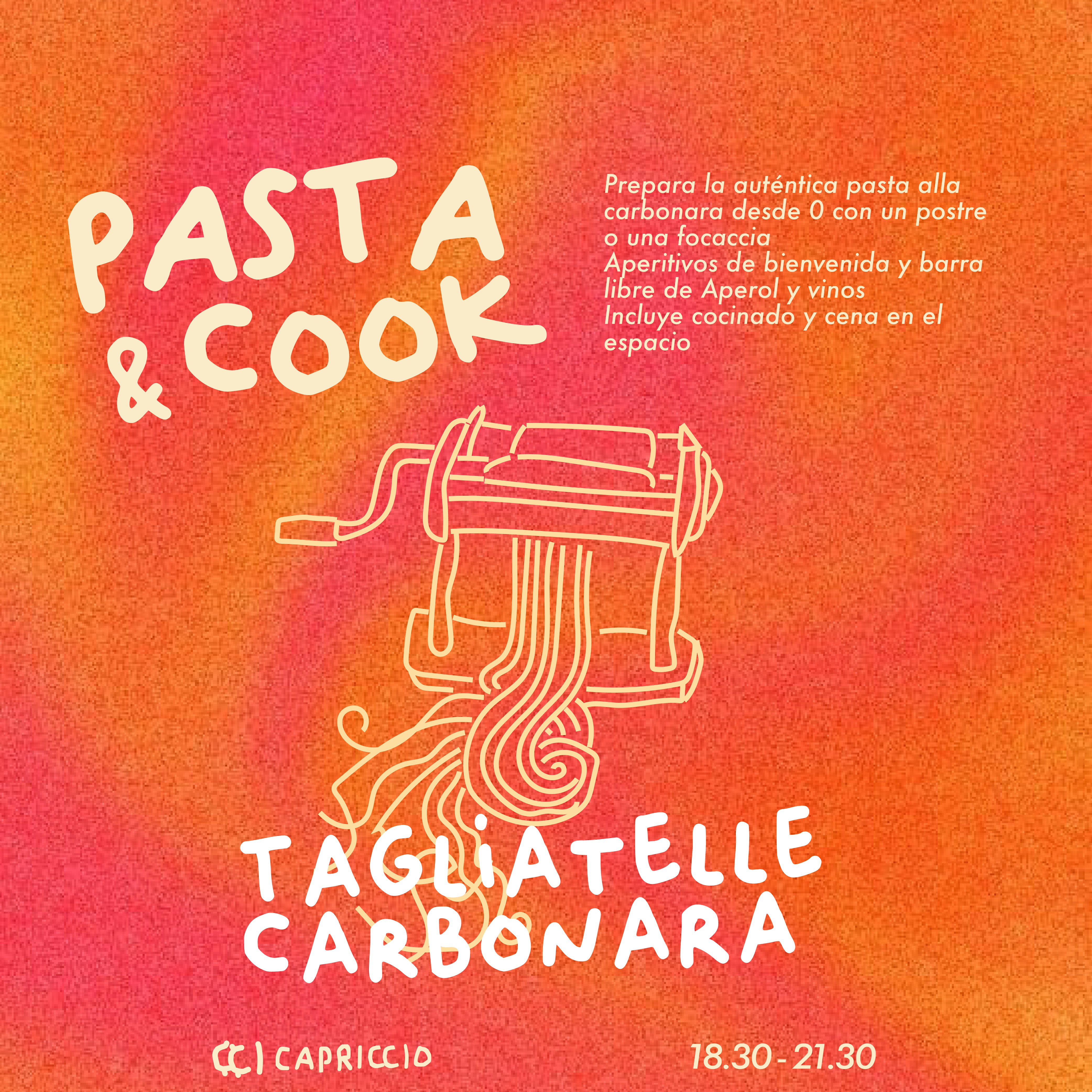 Pasta Carbonara e Dolce