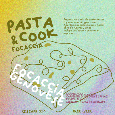 Pasta Rellena e Focaccia