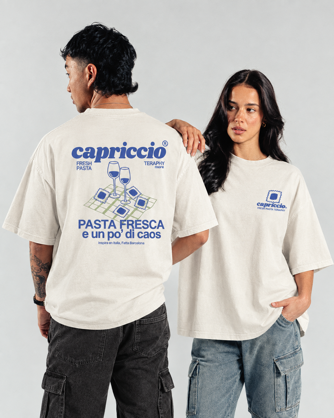 Camiseta Pasta e un po`di caos