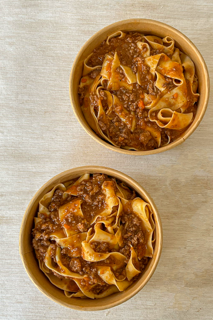 Tagliatelle Bolognese Vegano