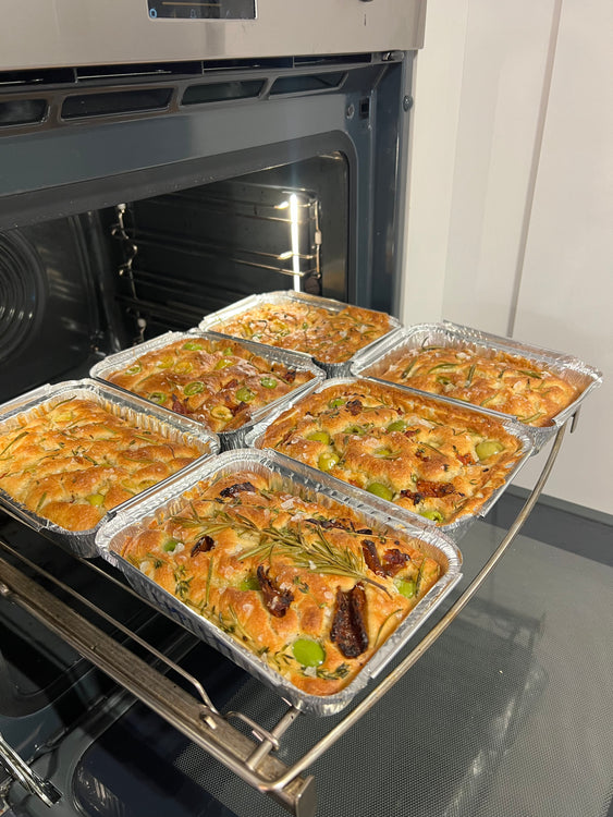 Pasta Rellena e Focaccia