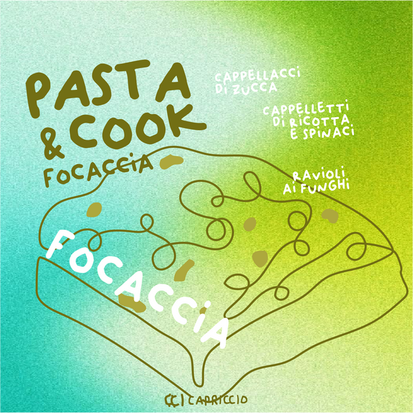 Pasta Rellena e Focaccia