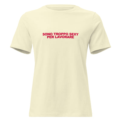Camiseta Troppo Sexy Amarilla